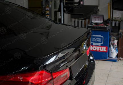 Спойлер M BMW 5 series G 30 черный