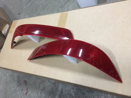 Отражатель заднего бампера Mercedes GL164 Рестайл