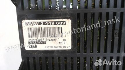 Блок управления, Светом BMW X3 E83, 2007