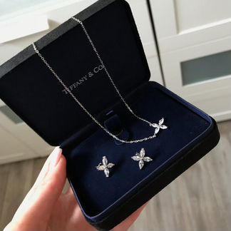 Подвеска, Серьги Кольцо Tiffany Victoria
