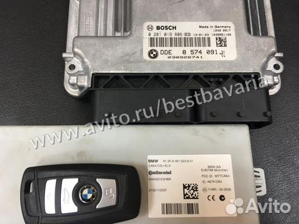 Блок управления двигателем бмв BMW DME CAS ключ