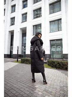 Пуховик одеяло черный оверсайз все размеры