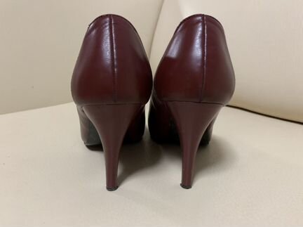 Туфли бордовые