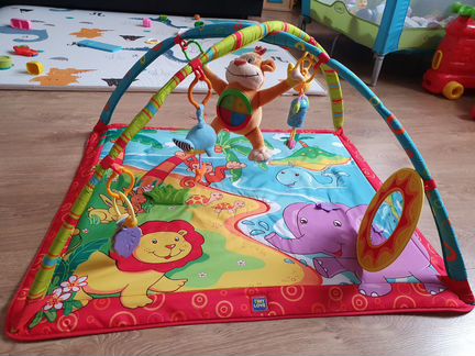 Развивающий коврик tiny love остров поющей обезьян