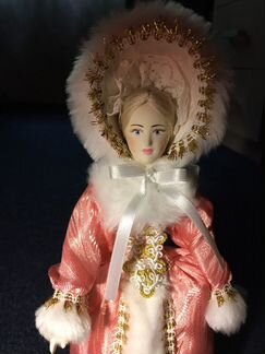 Кукла «Барышня в шляпке»