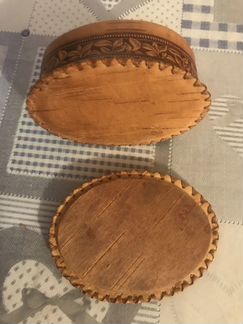 Шкатулки с крышкой: из бересты и стекла