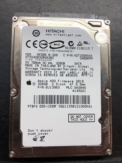 Apple/Hitachi 320GB 5400rpm 2,5 