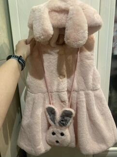 Меховая жилетка для девочки