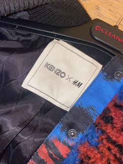 Тёплый бомбер H&M x Kenzo