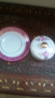 Масленка новая. Фарфор. гдр 60-70 гг