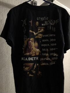 Футболка megadeth cryptic writings 98