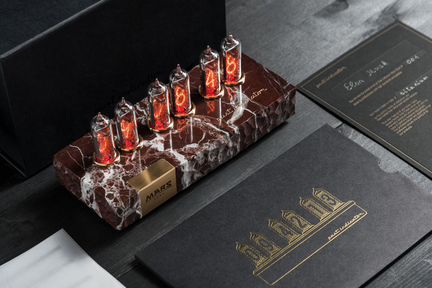 Ламповые часы Марс 2024 Марсианский камень