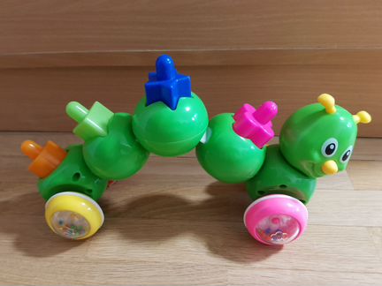 Каталка-сортер Гусеница в идеале