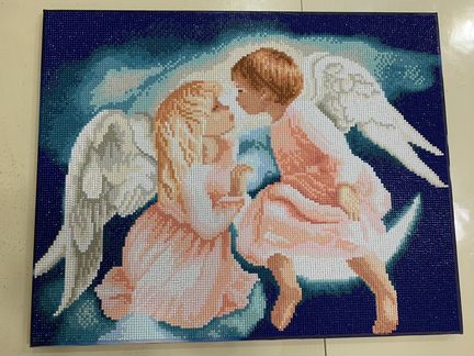 Алмазная мозайка готовая «Ангел»