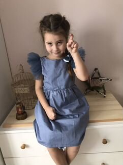 Двустороннее платье для девочки