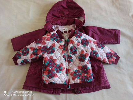 2 в 1 Пальто DP.AM 7 - 12 мес