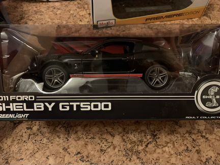 Greenlight ford shelby GT 500, 2011 года, 1:18