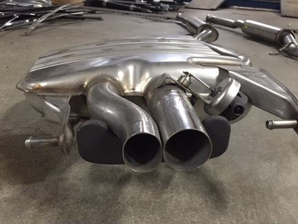 Глушитель выхлопная система слева Mercedes S W222