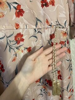 Платье с цветочным принтом