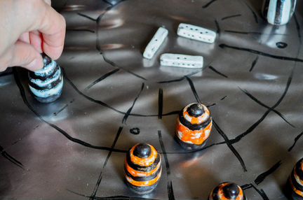 Чупар/ Индийская настольная игра/ Полосатые