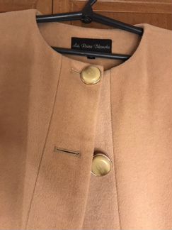 Пальто женское бежевое