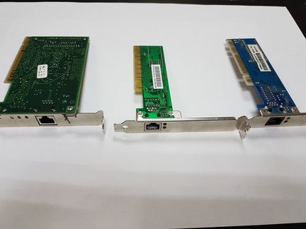 Сетевые карты 10/100 Mb PCI разные