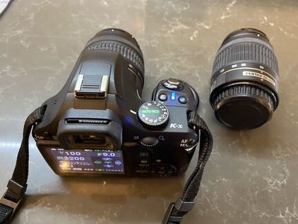 Pentax k-x новый в упаковке с объективом
