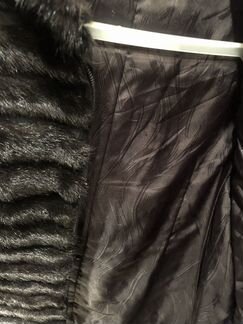 Шуба натуральная норка замша 44 46