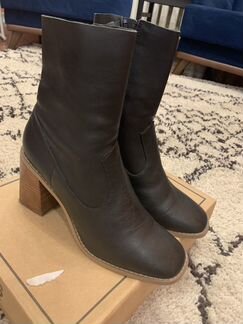 Сапоги ботильоны натуральная кожа ASOS