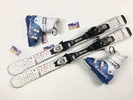 Горные лыжи Salomon детские 100, Ботинки детские