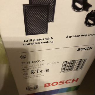 Электрогриль Bosch TFB4402V