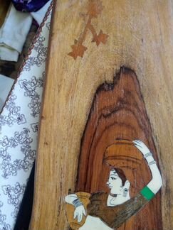 Деревянное панно авторская рабога Индия