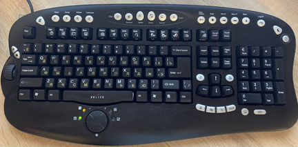 Клавиатура Oklick 770L USB+PS/2+USB