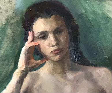 Картина обнаженной девушки