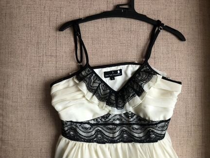 Платье на новый год S белое