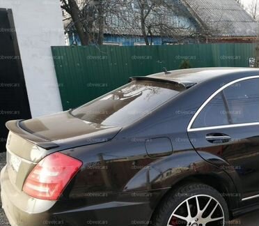 Спойлер и козырек Mercedes S-Class (W221)