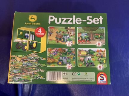 Набор из 4 пазлов Трактор