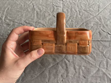 Керамическая корзиночка СССР