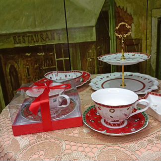 Чайная пара в стиле Villeroy boch