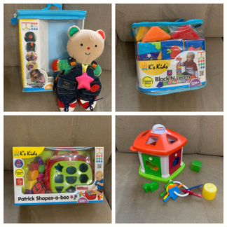 KS kids кубики, мишка, сортер