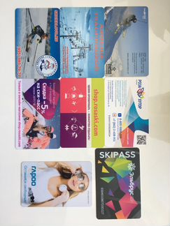 Пластиковые карточки. Ски-пасы (ski-pass)