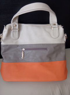 Женская сумка трёхцветная