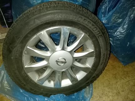 Колеса Nissan Teana R16 Оригинал на зимней резине
