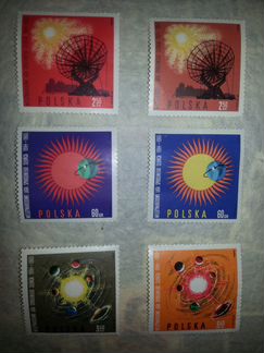 1964-1965 гг. Польша. Космос. Cuba Correos 1967 г