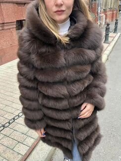 Шуба из песца