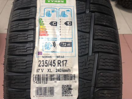235 45 17 новые Nokian