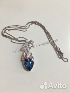 Новое золотое колье Magerit 19 гр. брилл 0.6 ct