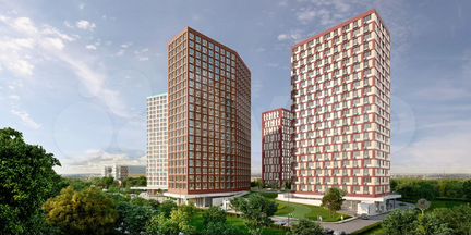 Апартаменты-студия, 22.8 м², 13/21 эт.