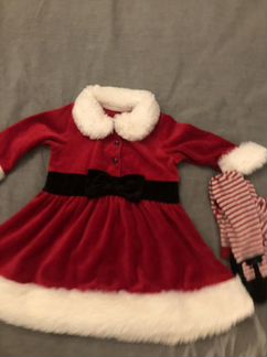 Платье Санты новогоднее Mothercare