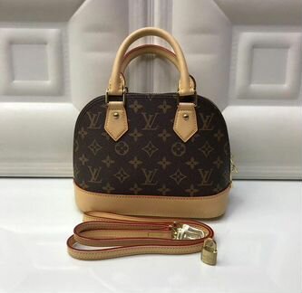 Новая женская сумка кожа Louis Vuitton Alma мини